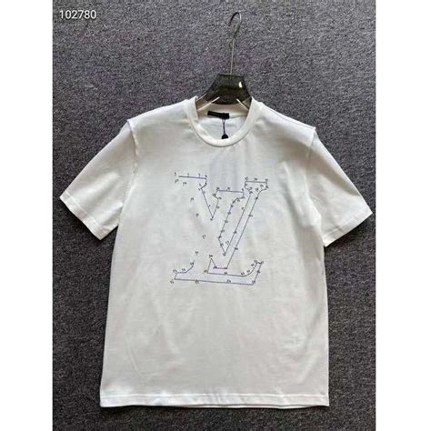 lv t shirt dames|Embroidered LV Club T.